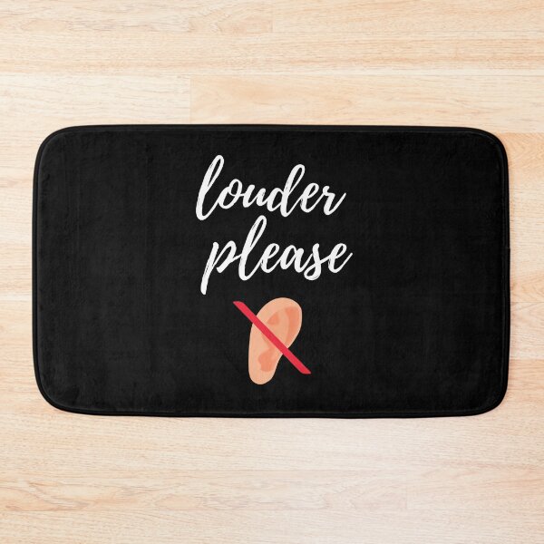 Item preview, louder please Hard of Hearing Please Speak Clearly  designed and sold by megahamdesigns.