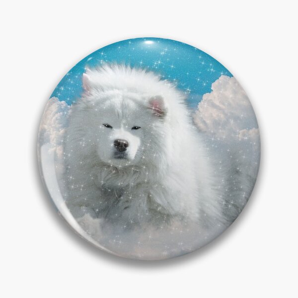 Item preview, Samoyed White Dog in the clouds designed and sold by Jolly-Yosei.