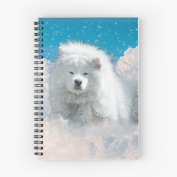 Item preview, Samoyed White Dog in the clouds designed and sold by Jolly-Yosei.