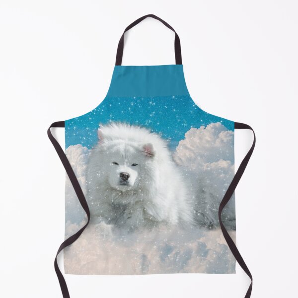 Item preview, Samoyed White Dog in the clouds designed and sold by Jolly-Yosei.