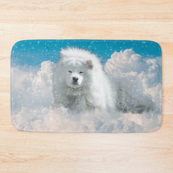 Item preview, Samoyed White Dog in the clouds designed and sold by Jolly-Yosei.