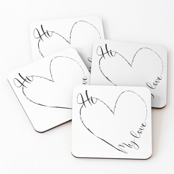 Item preview, Hi, my love designed and sold by Ohmywordartist.
