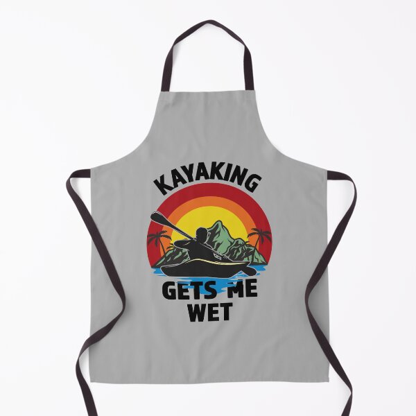 Item preview, Kayaking Gets Me Wet - Great gift for The Kayak Fan -Black lettering & Multi color Design designed and sold by Richard529.