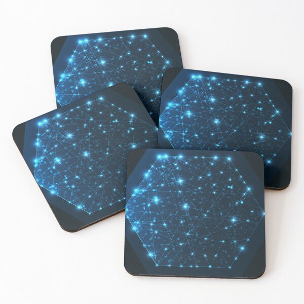 Item preview, Glowing hexagon designed and sold by urban-color.