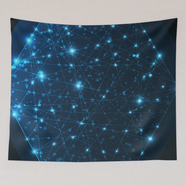 Item preview, Glowing hexagon designed and sold by urban-color.