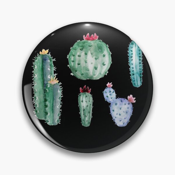 Item preview, watercolor cactuses designed and sold by Peaceful Life Co.