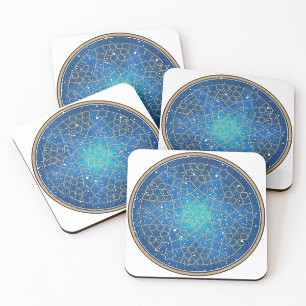 Item preview, Galaxy inspired Islamic geometric pattern 1 designed and sold by Lieve Oudejans.