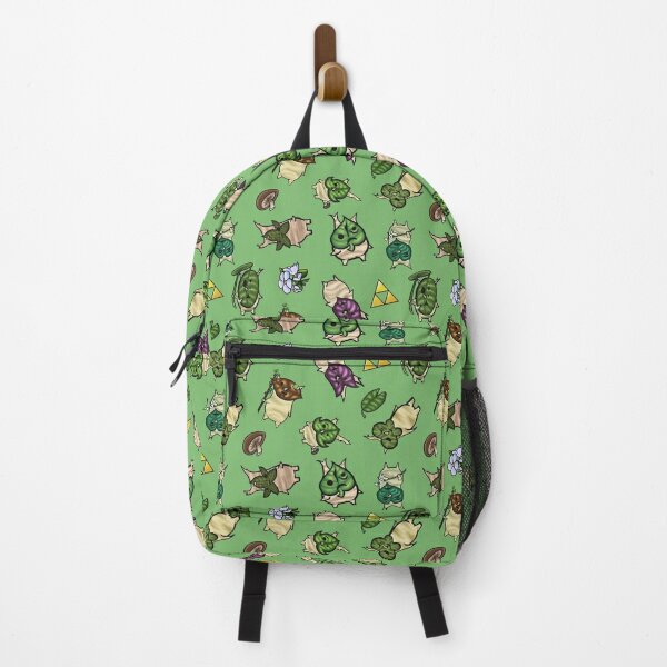 Korok Repeating Pattern (Light Green) Backpack