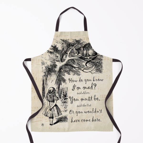 Item preview, Alice In Wonderland Quote - How Do You Know I'm Mad designed and sold by maryedenoa.