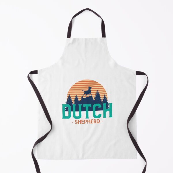 Item preview, Wild Dutch Shepherd Cool Retro Silhouette designed and sold by Guarddogdrive.