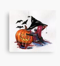 Halloween: Wicked Witch Canvas Print