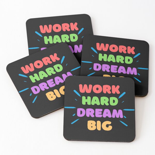Item preview, Work Hard Dream Big designed and sold by NadiaStar.