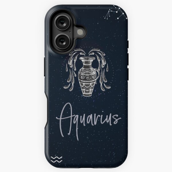 Vista previa del artículo con la obra «Acuario signo del zodiaco acuario temporada regalo de acuario», diseñado y vendido por AstroShop1.