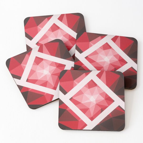 Item preview, Red Geometric Kaleidoscope Pattern designed and sold by Ashton Morris.