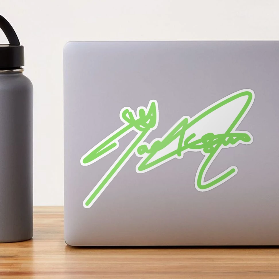 GOT7 ジャクソン　サイン入りステッカー GOT7 JACKSON SIGNATURE