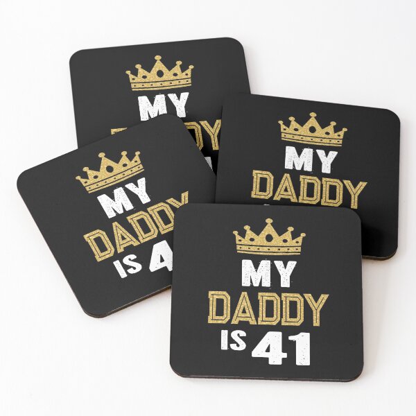 Item preview, My Daddy is 41 Years Old 41st Dad's Birthday Gift For Him design designed and sold by Grabitees.