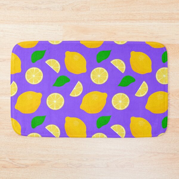 Item preview, Lemon Pattern (On Blue) designed and sold by JazzPWall.