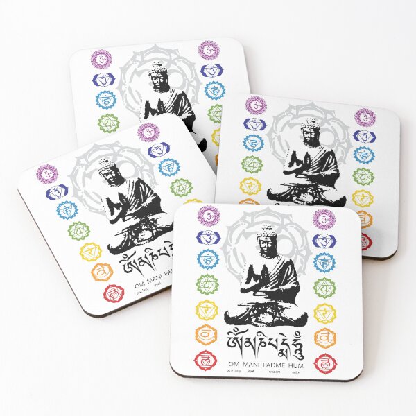 Item preview, Buddha, Chakras, Om Mani Padme Hum mantra  designed and sold by marcosty.