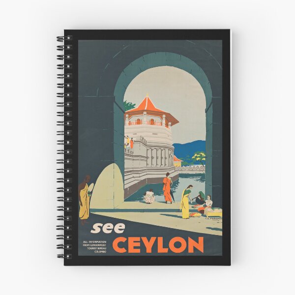 Item preview, retro see Ceylon designed and sold by CorasPosters.