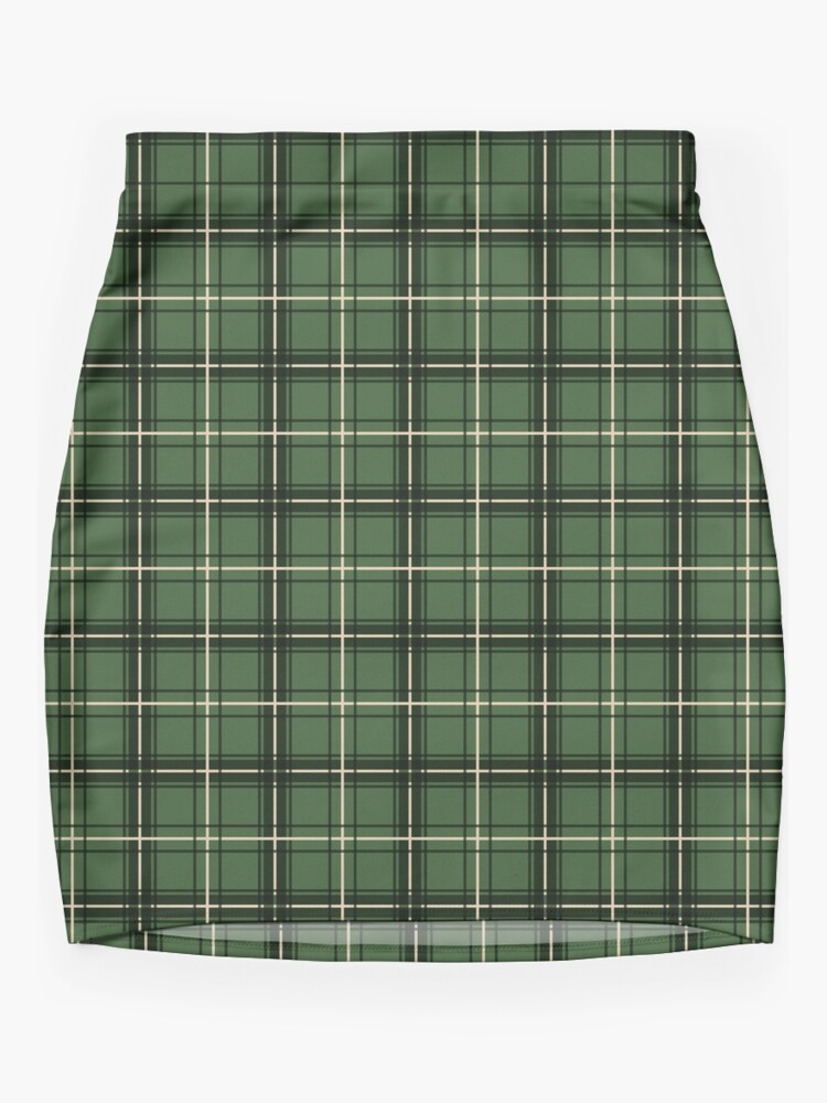 Christmas Green Plaid Mini Skirt sold by Dominga Hatchet | SKU 90151363 ...