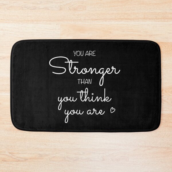 Item preview, You Are Stronger Than you Think You Are Affirmation designed and sold by CottoVerdi.