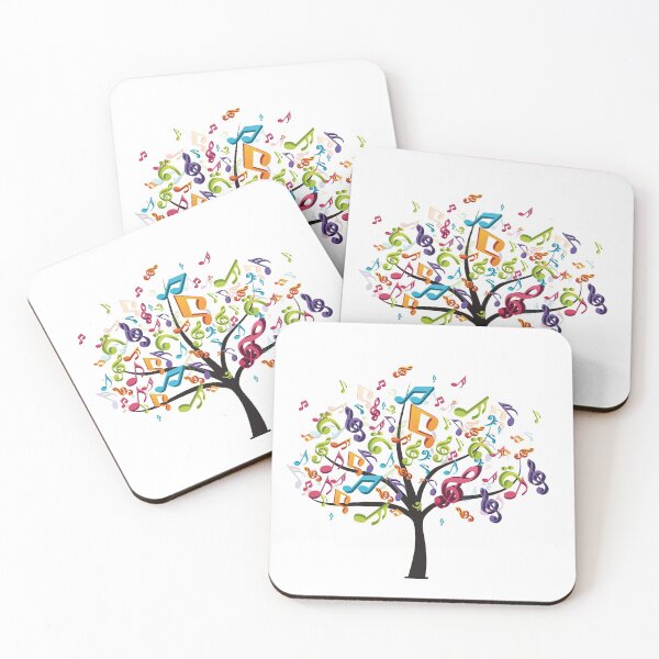 Item preview, Colorful Music Notes Singing In the Tree designed and sold by mydesignsbylar.