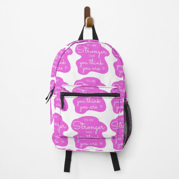 Item preview, You Are Stronger Than you Think You Are Affirmation in Pink designed and sold by CottoVerdi.