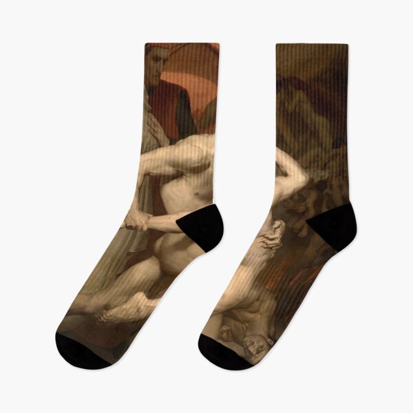 Item preview, Fine Art: William-Adolphe Bouguereau - Dante And Virgil In Hell designed and sold by The Great  Art.