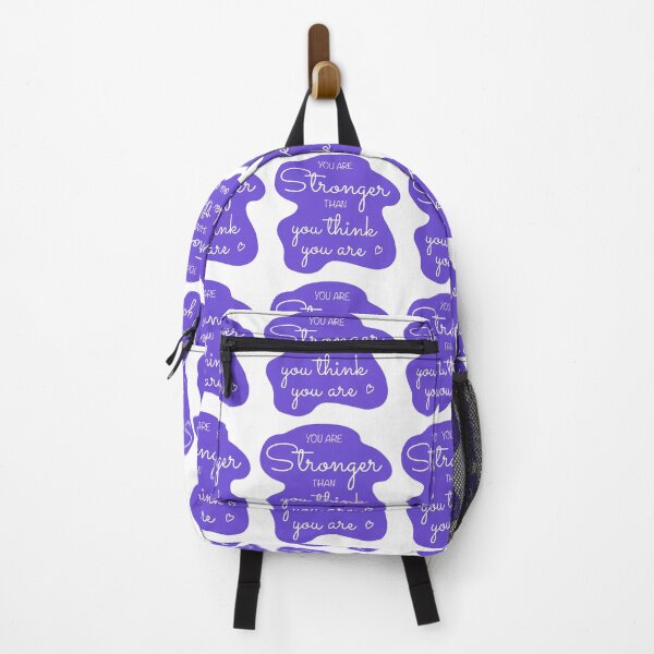Item preview, You Are Stronger Than you Think You Are Affirmation in Purple designed and sold by CottoVerdi.