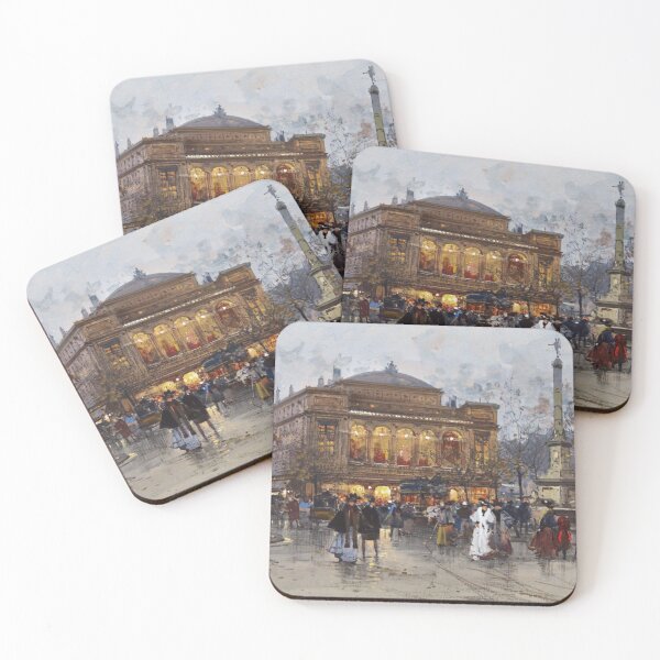 Item preview, The Châtelet Theater, Paris - Eugene Galien-Laloue designed and sold by CJET.