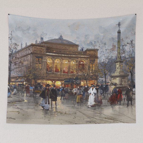 Item preview, The Châtelet Theater, Paris - Eugene Galien-Laloue designed and sold by CJET.