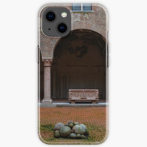 Courtyard of Palazzo Ducale, Mantua, Italy iPhone Soft Case