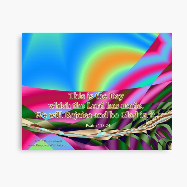 This is the Day which the Lord has made Canvas Print