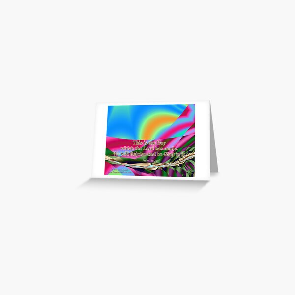 This is the Day which the Lord has made Greeting Card