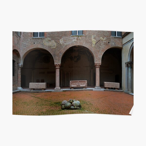 Courtyard of Palazzo Ducale, Mantua, Italy Poster