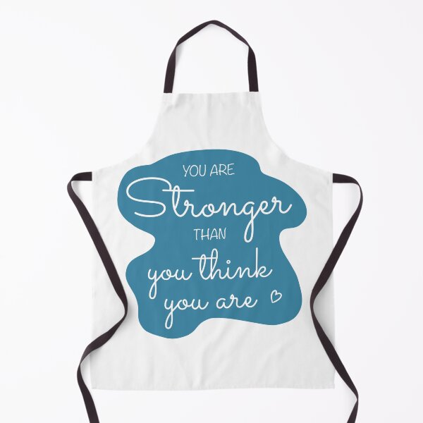 Item preview, You Are Stronger Than you Think You Are Affirmation in Teal designed and sold by CottoVerdi.