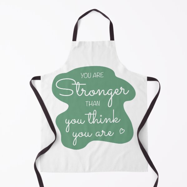 Item preview, You Are Stronger Than you Think You Are Affirmation in Green designed and sold by CottoVerdi.