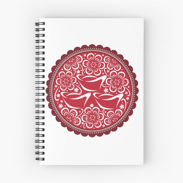 Item preview, Gold Ingot Chinese New Year Good Luck and Fortune Red Paper Cutting Pattern designed and sold by coffeetea2020.