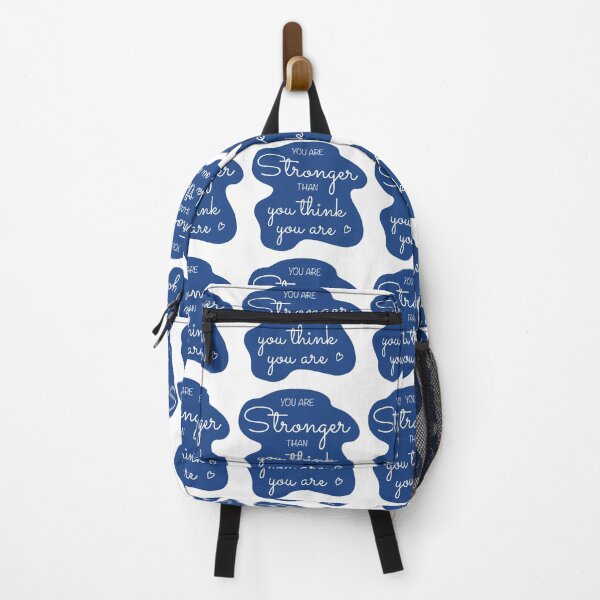 Item preview, You Are Stronger Than you Think You Are Affirmation in Blue designed and sold by CottoVerdi.