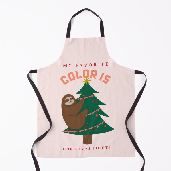 Item preview, My Favorite Color Is Christmas Lights Cute Sloth designed and sold by TamGustam.