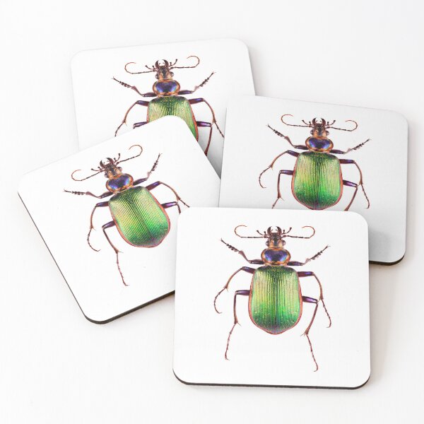 Item preview, Fiery Searcher Beetle (Calosoma scrutator) designed and sold by Tim Christensen.