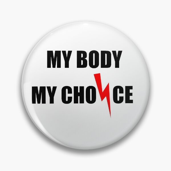 Item preview, My Body My Choice Red Lightning Bolt Poland designed and sold by oxoxoxo.