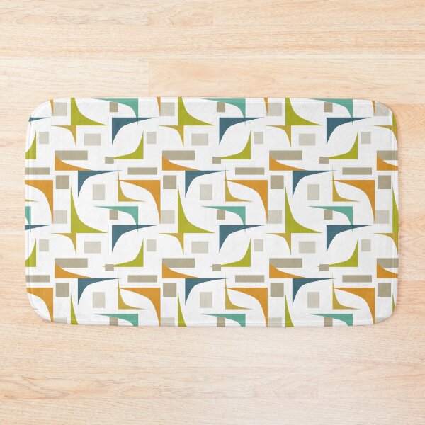 Item preview, Colorful Geometric Corners Mid Century Pattern  designed and sold by Orchard Berry.