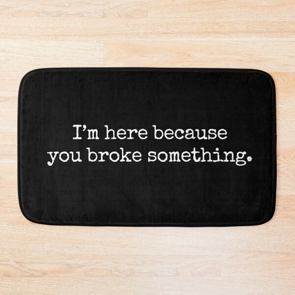 Item preview, I'm here because you broke something - vintage typewriter designed and sold by MoClan-Graphics.