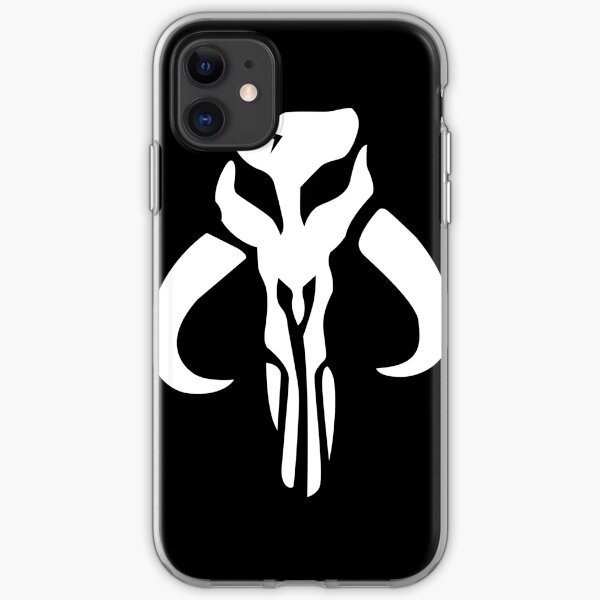 Mando Mythosaur Skull White iPhone Soft Case