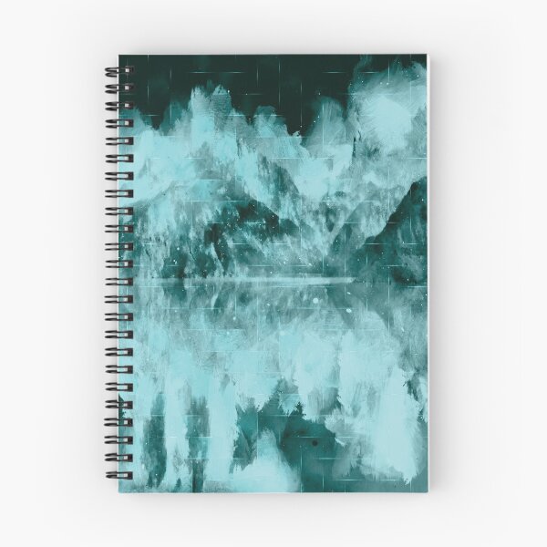 Item preview, Blue Winter landscape in negative monochrome designed and sold by HansBlame.