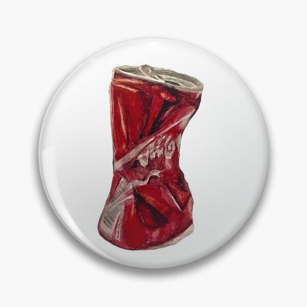 Item preview, Watercolor Crushed Coke Can designed and sold by SarahMc1904.