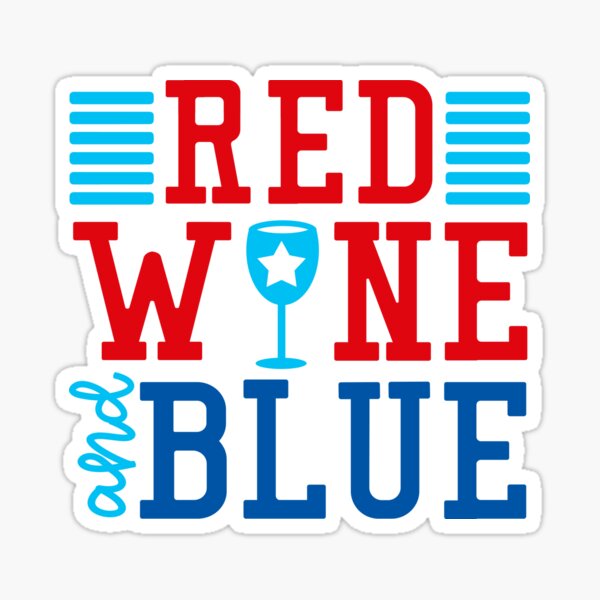 Artikel-Vorschau von Rotwein und Blau, designt und verkauft von inkedtee.