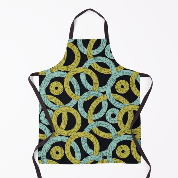 Item preview, Circles Interlocking Green Blue designed and sold by MrRoccoBlue.