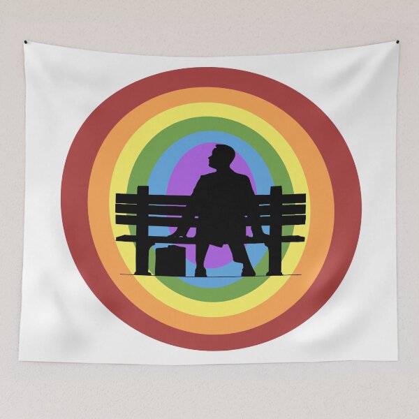 Item preview, Rainbow Forrest Gump designed and sold by Sian Harris.
